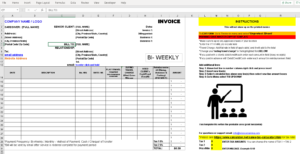 Senior care invoice-bi-weekly