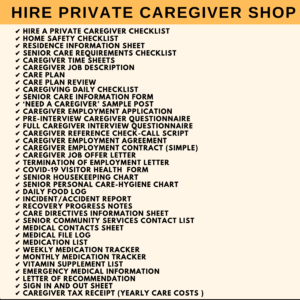 senior care templates