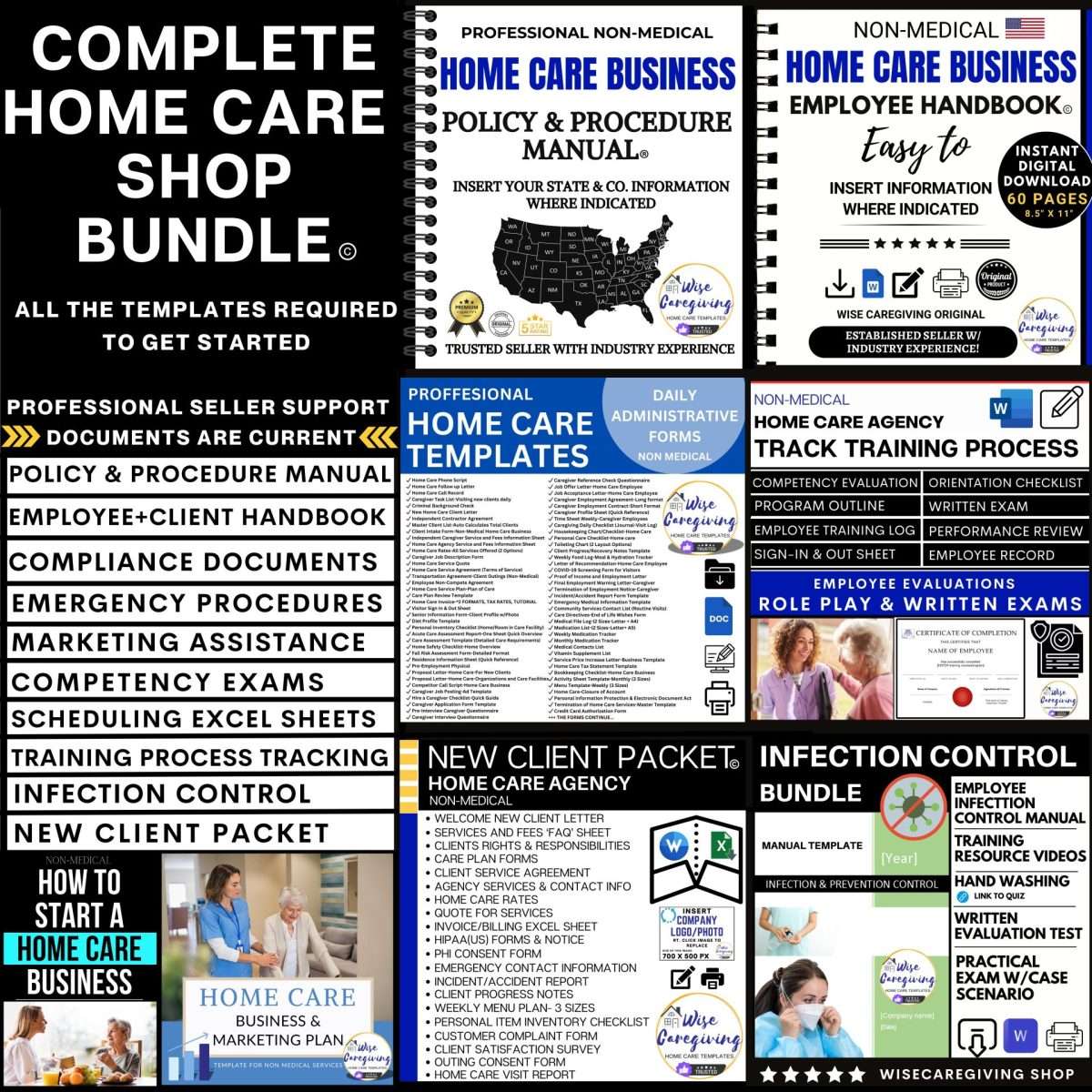home care business start-up bundle