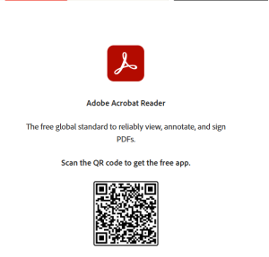FREE adobe acrobat reader for PDF documents